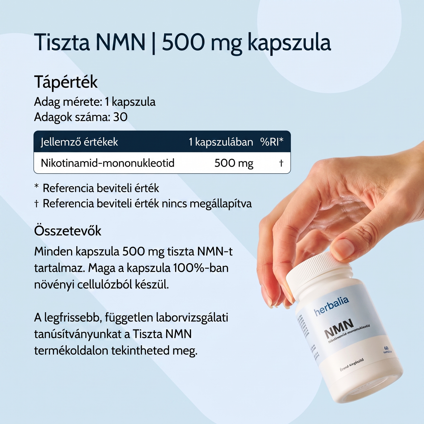 Pure NMN | 500mg Capsules